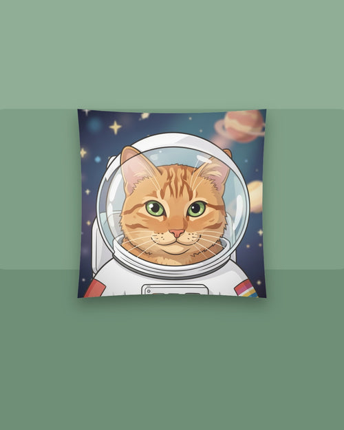 Beispielmotiv: Katzen-Portrait auf Kissen