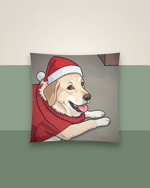 Beispielmotiv: Hunde-Portrait auf Kissen