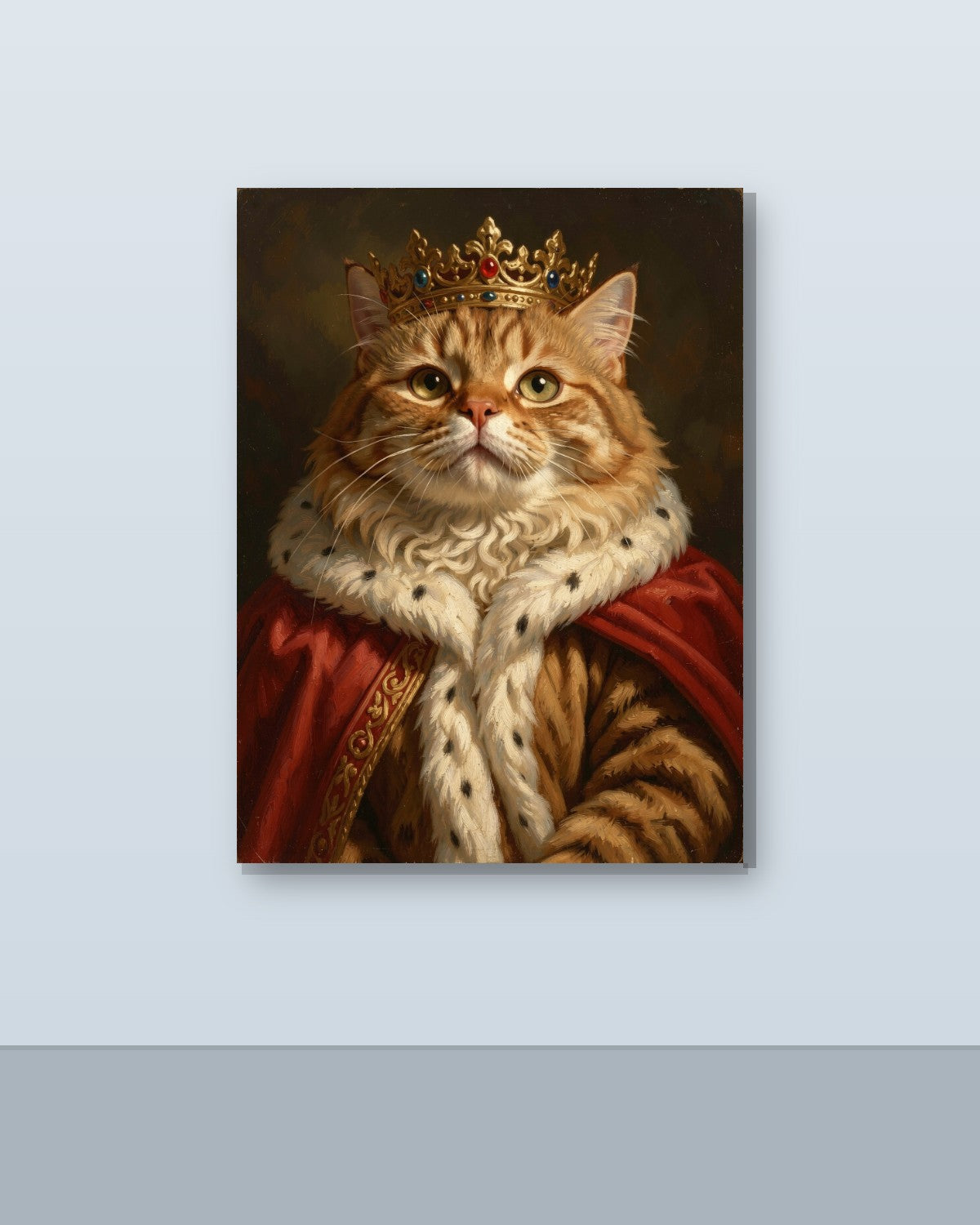 Beispielmotiv: Katzen-Portrait auf Leinwand