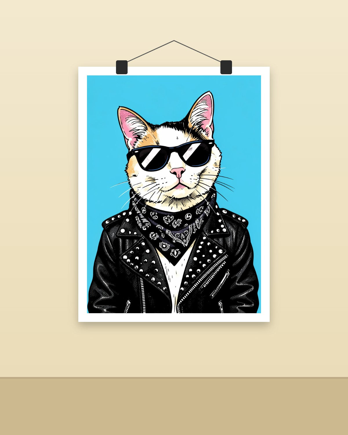 Beispielmotiv: Katzen-Portrait als Poster