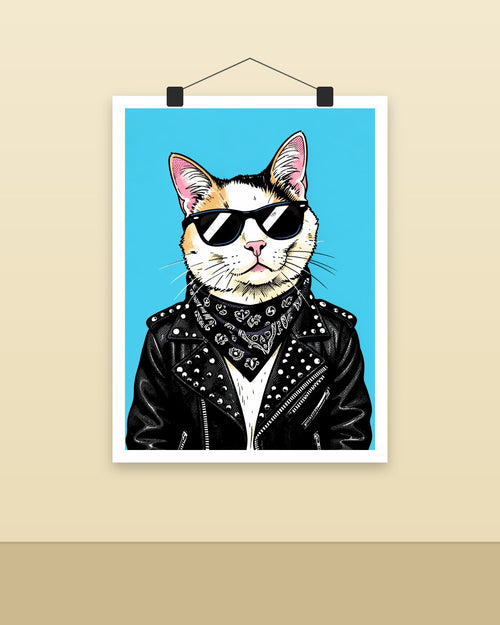 Beispielmotiv: Katzen-Portrait als Poster