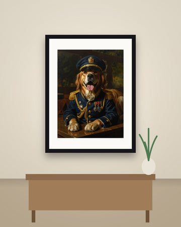 Portrait-Poster mit Rahmen