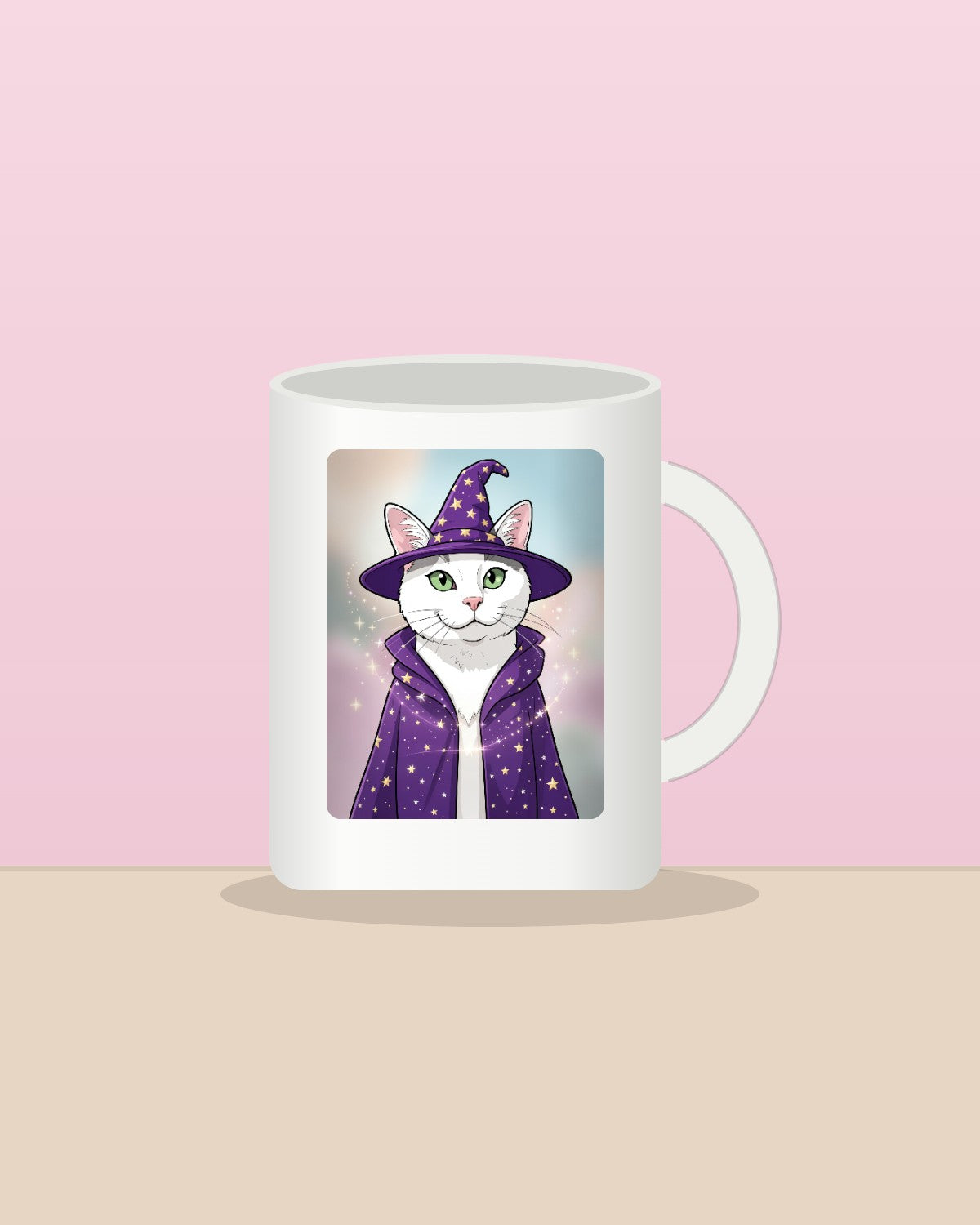 Beispielmotiv: Katzen-Portrait auf Tasse